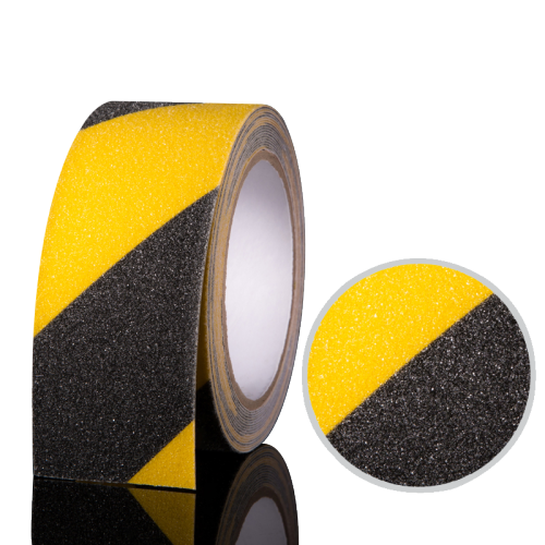 anti slip grip tape Black And Yellow Safety Grit Tape From Factory Factory