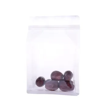 flat bottom recyclable side gusset bag for Food with Zipprer