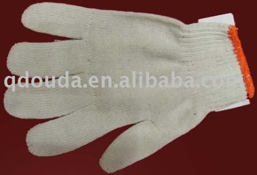 cotton knitted gloves