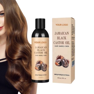 100% Minyak Kastor Hitam Jamaica Pure - Dingin Ditekan untuk Penjagaan Rambut &amp; Kulit