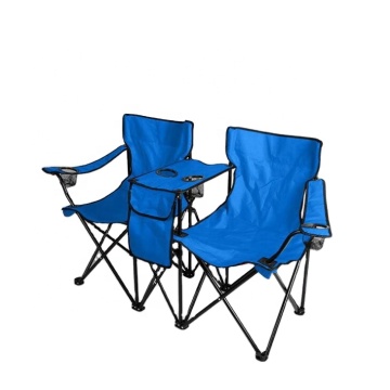 Custom Light-Weight Metal Camping Gear Stool with Armrest and Storage Bag
