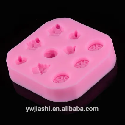 Different little cake Shape Silicone Fondant Mould ,DIY cookie ,baking cake