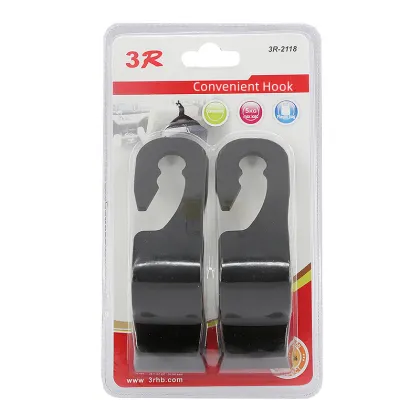 Durable S-Hook Car Seat Headrest Hooks for Universal Accessories