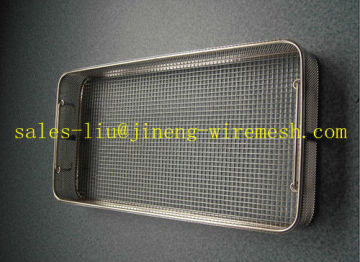 AP jineng factory Hot sales ! metal Storage Basket/stainless steel Disinfection basket