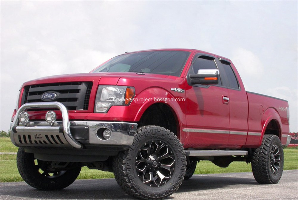 Hrw Hr1658 Black Milled Accents Ford F 150