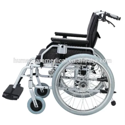 Aluminum lightweight folding wheelchair with wheelchair bag wheelchair