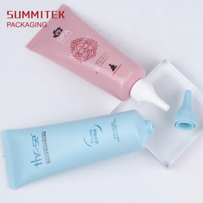 Custom 30-75ml Plastic Cosmetic Tubes for Clarins Body & Neck Cream Packaging