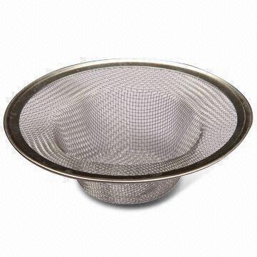 Kitchen Strainer, Made of Stainless Steel, Measures 2-1/4 Inches, Easy to Clean