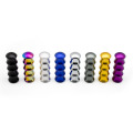 Unreal color aluminum alloy knurled shift knob