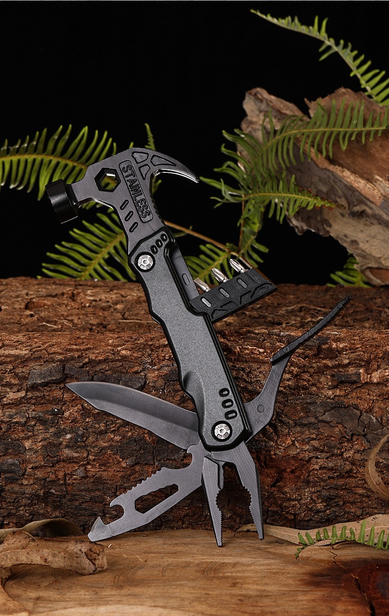 Multifunctional Pliers Survival Horn Hammer