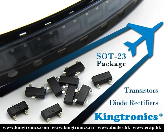 Kt Kingtronics SOT-23 Package Diodes and Transistors Support is Resumed Normal & even Better