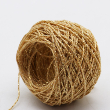 Sparkle Gold Lurex: Shining Glitter Hand Knitted Metallic Crochet Yarn - Your Ultimate Guide to Lurex Knitting and Metallic Crochet Materials