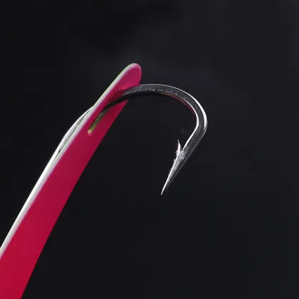 Sea Fishing Spoon Lure 4'' 100mm 27g Stainless Steel Trolling Lure N6