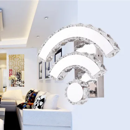 decorative reading wall lamp crystal wall scone