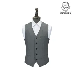 Grey Houndstooth Men's Vest YD01201