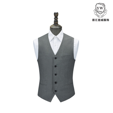 Grey Houndstooth Men's Vest YD01201