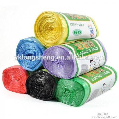 Cheap wholesale plastic garbage bag roll trash bag on roll