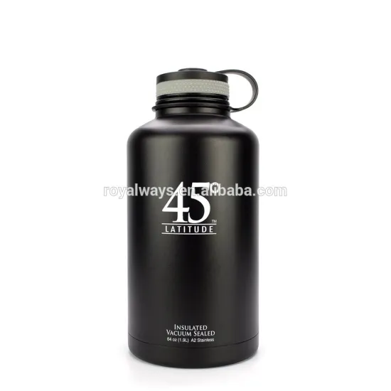 High Quality BPA Free 64oz Stainless Steel Thermal Water Bottles, Travel Hot Coffee Bottles