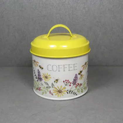 Home Basics Tin Kitchen Food Storage Canister