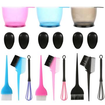 5 Pc/set Hair Dye Coloring Kit Professional Salon Hair Dyeing Combo Hair Dyeing Bowl & Brush & Comb & Stir Bar & Ear Muffs TSLM1