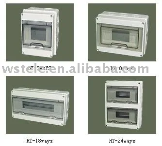 HT Surface type plastic distribution box IP40