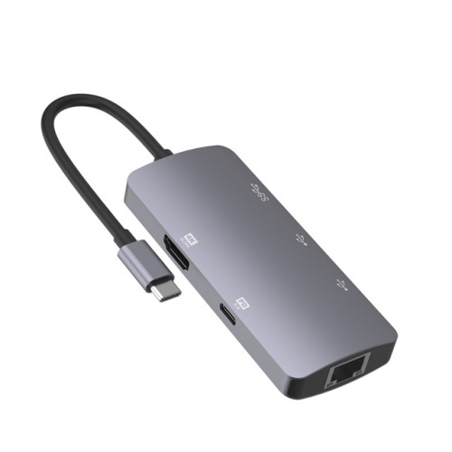 Stesen Docking 6-in-1 yang serasi HDMI4K USB-C