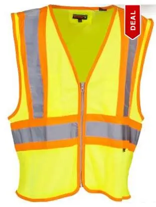 Men's Hi Vis Mile Marker Mesh Vest