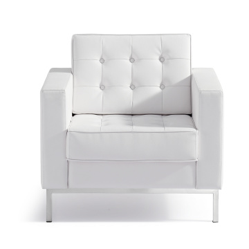 Reception Office Lobby Business Visitors Leather White Corner Sofa