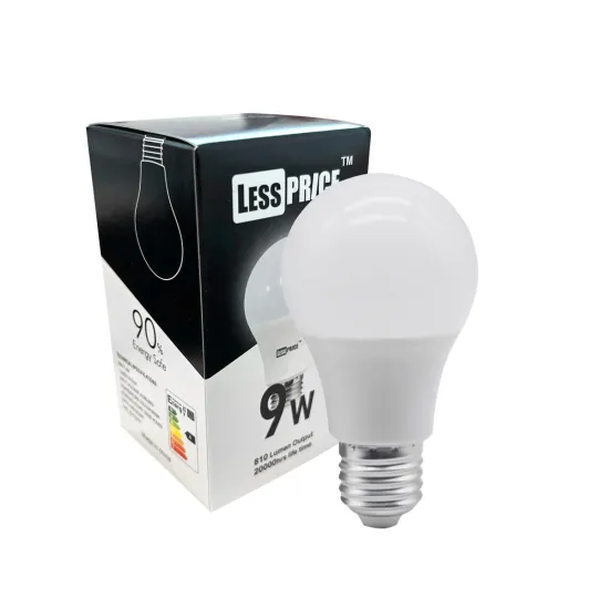 9W White LED Lamp Bulb E27 Price List