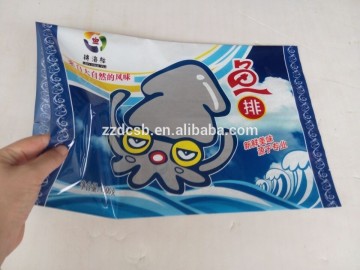 PET & PE Frozen Food Packaging Bag For Fish Steak