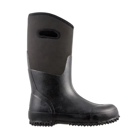 Chinese Factory Wholesale Men's Outdoor Neoprene Waterproof Hunting Rain Boots