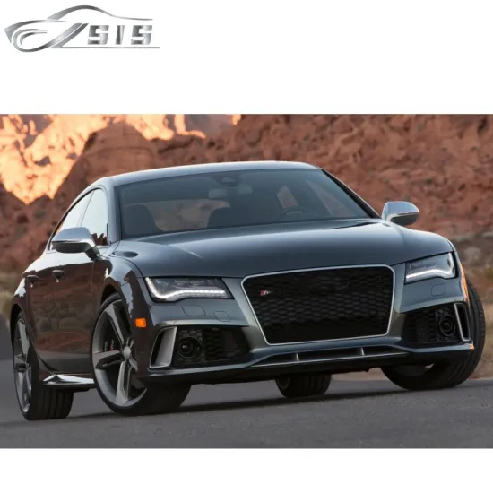 PP Plastic Body Kits for Audi A7 2010-2015 to RS7 Style - Front Bumper, Grille, Rear Lip