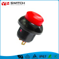 Push -Button Switch IP67 med tråd 12mm