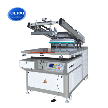 Semi-automatische plek UV platte zijden schermdrukmachine met robothand