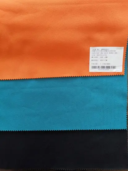 100% Polyester One Side Brush Poly Spun Fabric