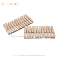 EISHO Mini Pinzas de madera naturales FC-1108-2-24