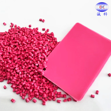 Concentrado de cor plástica rosa suave