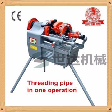 Powerful Tiger Head CE Approved Threading Machine for Pipe