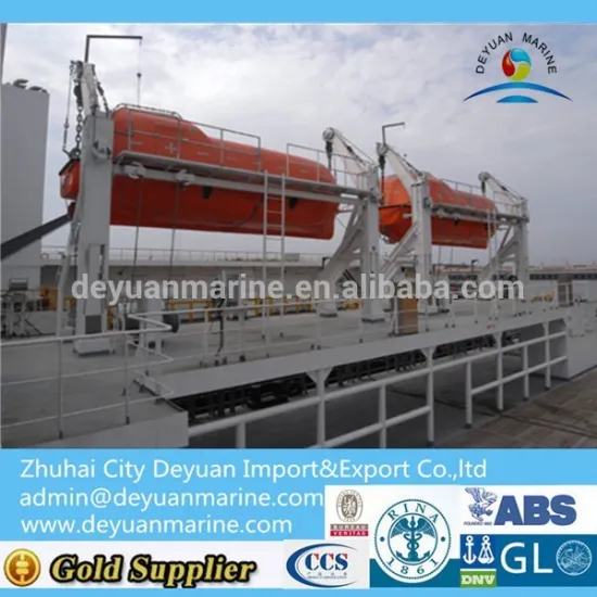25KN Gravity luffing Arm Type Davit