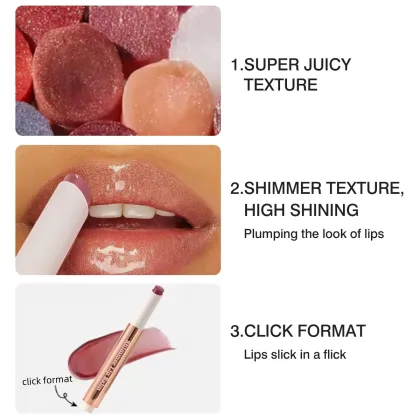 Vegan Shimmer Lip Balm Pen - High Quality Tinted Makeup Gloss Wholesale