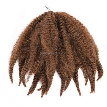 AliLeader Marley Style 8 Inch Short Afro Kinky Twist Marley Braiding Hair Crochet Braids Synthetic Hair Extensions
