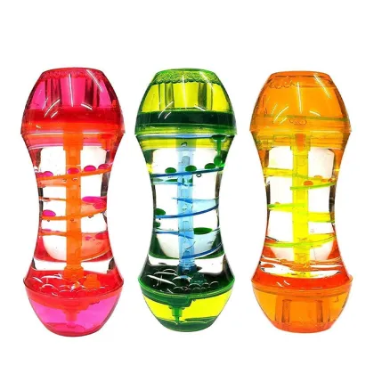 Visual Sensory Toy: Liquid Motion Spiral Timer - A Calming and Soothing Desk Hourglass