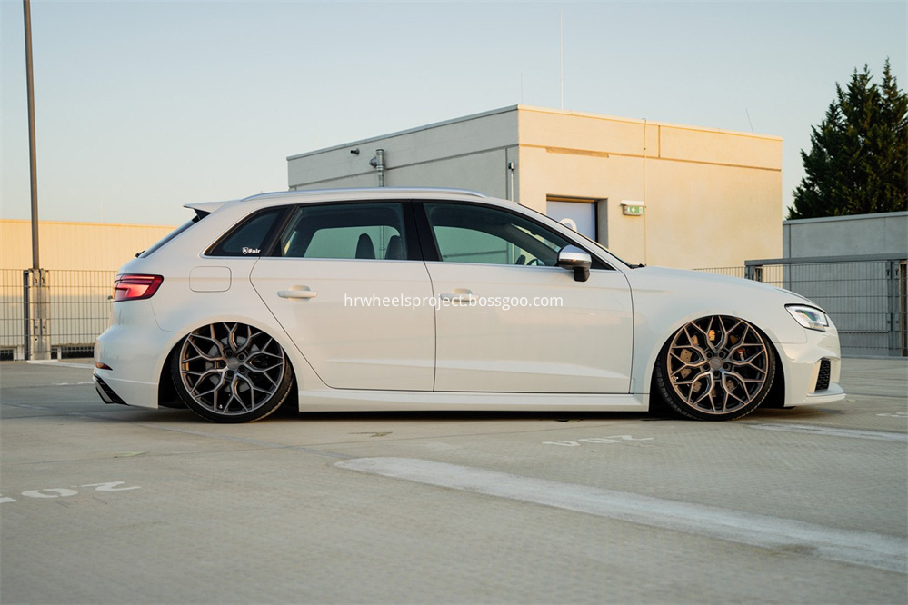 H R Tech Wheels Hr507 Gunmetal Tinted Audi Rs3 2