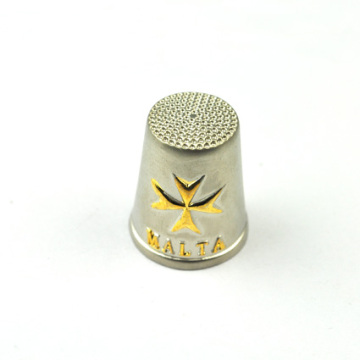 Decorative Souvenir Custom Emboss Metal Thimble Tb011