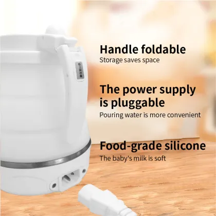 Portable Silicone Folding Electric Kettle - KitchenAid Tea Kettle