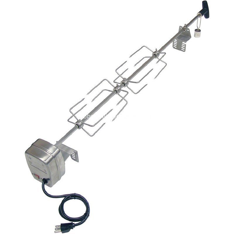 40 Inch Ss Rotisserie Kit Side View