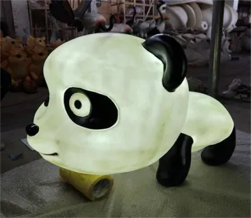 Cartoon Panda D Lights