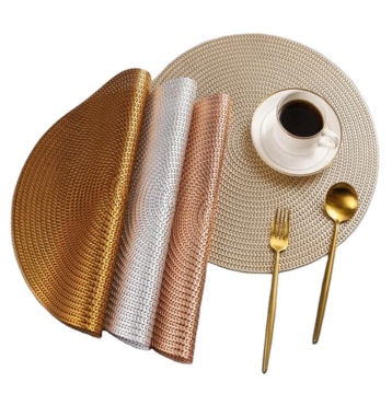 Nordic Round PVC Placemat for Kitchen and Dining