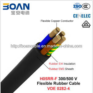 H05rr-F, Rubber Cable, 300/500 V, Flexible Cu/Epr/Cr (BS 7919/VDE 0282-4)
