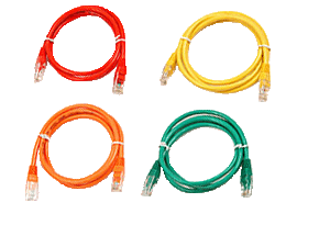 CAT6/6A patch cable different color jacket
